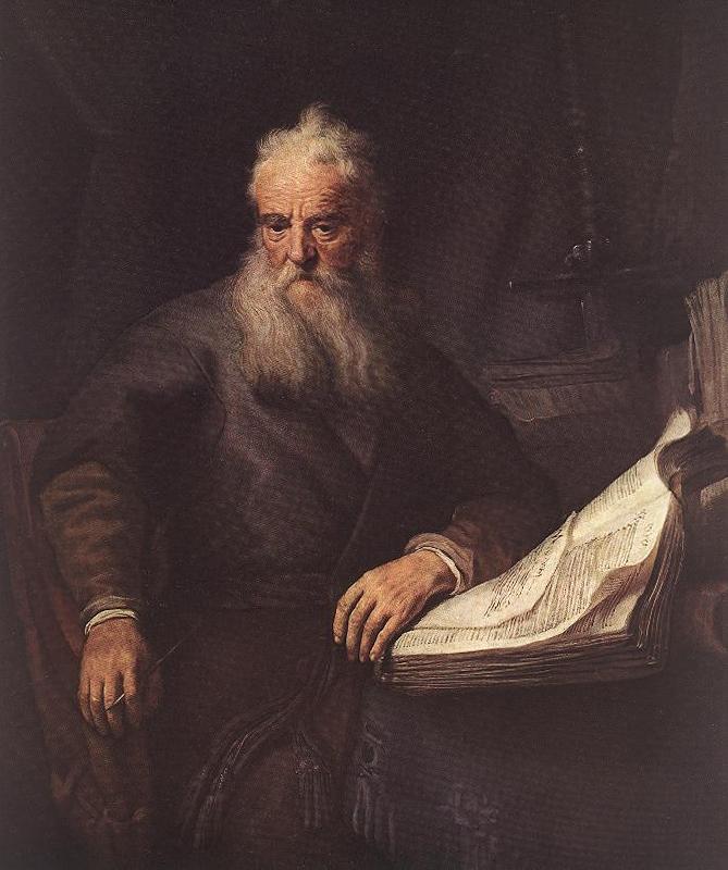 REMBRANDT Harmenszoon van Rijn Apostle Paul